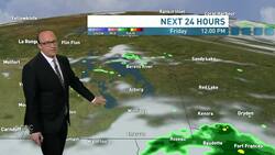 Riley Laychuk's Manitoba forecast for Friday, July 18, 2025 News Clip