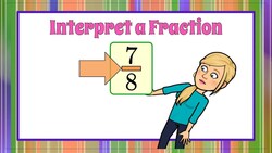 How to Interpret a Fraction | 5.NF.B.3 💛💙 Instructional Video