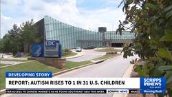 Autism rates in US rise again to 1 in 31 kids, CDC says News Clip