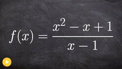 Graph slant asymptotes Instructional Video