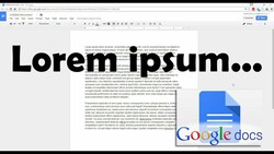 How to Insert Placeholder Text into Google Docs Instructional Video