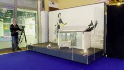 Valentine's Day Mascara: Banksy's pop-up artwork prepares for public opening News Clip