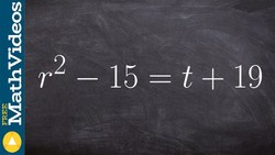 How to translate an equation into a sentence Instructional Video