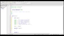 Fundamentals of Object-Oriented Programming - C++ - Video Game Menu Program Instructional Video