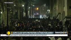Pro-EU Protest In Georgia: Police Use Rubber Bullets, Tear Gas, Water Cannon On Protesters News Clip