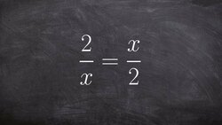 Solving a rational Equation Instructional Video