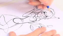 How to Draw a Manga Maid & a Manga Cat Girl Instructional Video