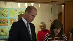 Prince William visiting Acorns Children's Hospice News Clip