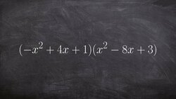 Easiest Way to Multiply Two Trinomials by Each Other - Math Tutorial Instructional Video