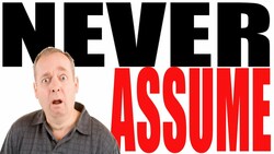 DON'T ASSUME: 5 Assumptions to Avoid as a TEACHER Instructional Video