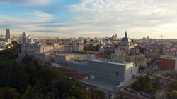 Madrid's Royal Palace: Drone Discovers Spain's Regal Legacy Stock Footage