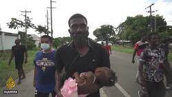 Mexico: Hundreds of migrants protest in southern city of Tapachula News Clip