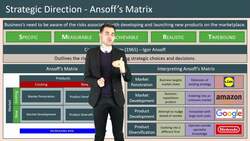The Risks and Rewards of Launching a New Product: An Introduction to Ansoff's Matrix Instructional Video