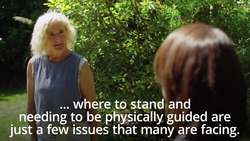 Five-year-old with visual impairment returns to school News Clip