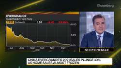 China Evergrande's 2021 Sales Plunge 39% News Clip