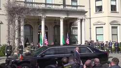 Biden meets Varadkar at Farmleigh House News Clip