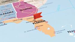 Florida from USA States Stock Footage