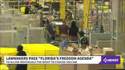 Florida Governor Signs Bill Limiting Vaccine Mandates News Clip