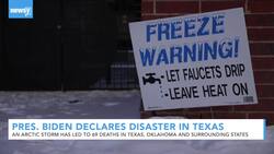 Pres. Biden Declares Major Disaster In Winter-Ravaged Texas News Clip