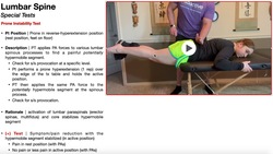 Prone Instability Test | Rationale & Interpretation Instructional Video