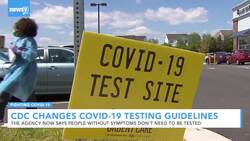 CDC Now Says People Without COVID-19 Symptoms Don't Need Testing News Clip