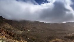 Tenerife Clouds Time Lapse Stock Footage