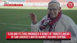 San Lorenzo Pays Tribute To Pope Francis, Remembers Most Famous Fan Ahead Of Match News Clip