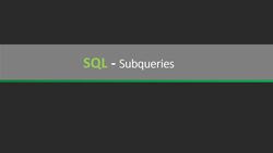 Master SQL for Data Analysis - Overview-4 Instructional Video