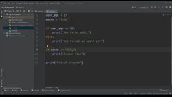 Practical Python: Learn Python Basics Step by Step- Python 3 - Else, Else If Instructional Video