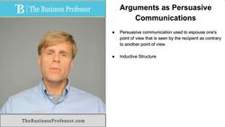 Arguments - Persuasive Communications Instructional Video