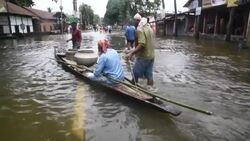 CLEAN : Heavy rains trigger widespread flooding in India's northeastern state of Assam News Clip