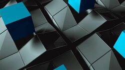 Many rising and turning cubes with shadows, computer generated modern abstract background Stock Footage