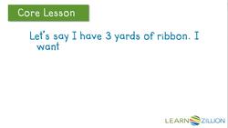 Dividing Whole Numbers by Unit Fractions Using a Number Line Instructional Video