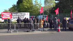 Members of Unite union on picket line as Birmingham bin workers' strike continues News Clip