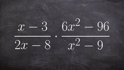 Multiplying two rational expression when simplifying using the difference of two squares Instructional Video