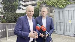 Micheal Martin addresses the media on an air attack in southern Lebanon News Clip