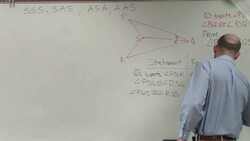 Proving Two Triangles are Congruent by ASA Instructional Video
