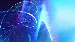 DNA strand medical background Stock Footage