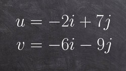 Learn to apply the dot product between two vectors Instructional Video