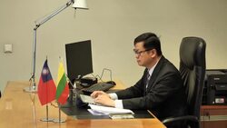 CLEAN : Taiwanese representative in Lithuania vows to 'strengthen' ties between countries News Clip