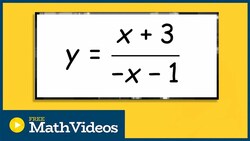 Write the rational expression in reciprocal function form Instructional Video