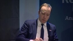 Secretary of State Matt Hancock answers question during Resolution Foundation event News Clip