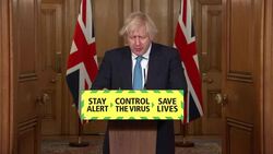 UK: Boris Johnson hosting the Uk Governments daily coronavirus press conference, Part Three, News Clip