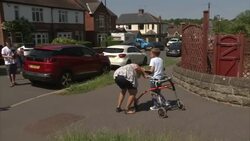 Captain Tobias Weller completing his marathon charity walk News Clip