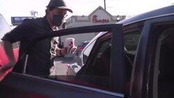 CLEAN : Los Angeles food delivery driver reacts to DoorDash's IPO News Clip