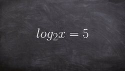Solving logarithmic equations Instructional Video