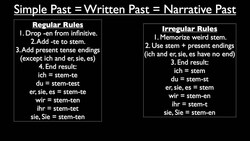 German Simple Past Jingle Bells - Deutsch lernen Instructional Video