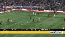 Whitecaps defeat Messi and Inter Miami 2-0 in 1st leg of CONCACAF semi News Clip
