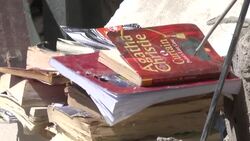 CLEAN : Gaza bookshop owner's dreams buried under the rubble News Clip