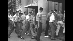 Teenagers compete for safe driver Road-E-O; Pres. Dwight Eisenhower greets them News Clip